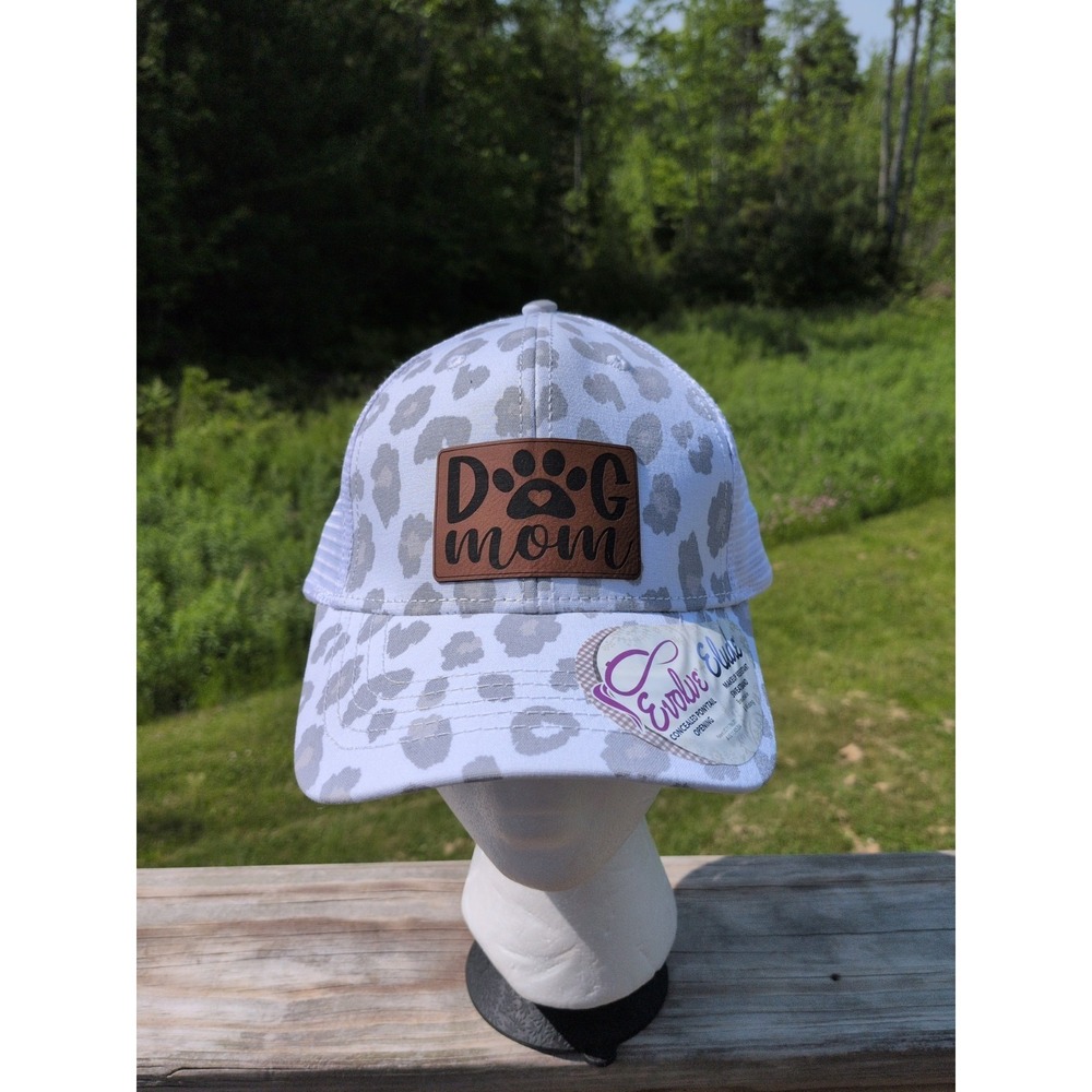 Dog Mom Women's Adult Adjustable Hat Cap